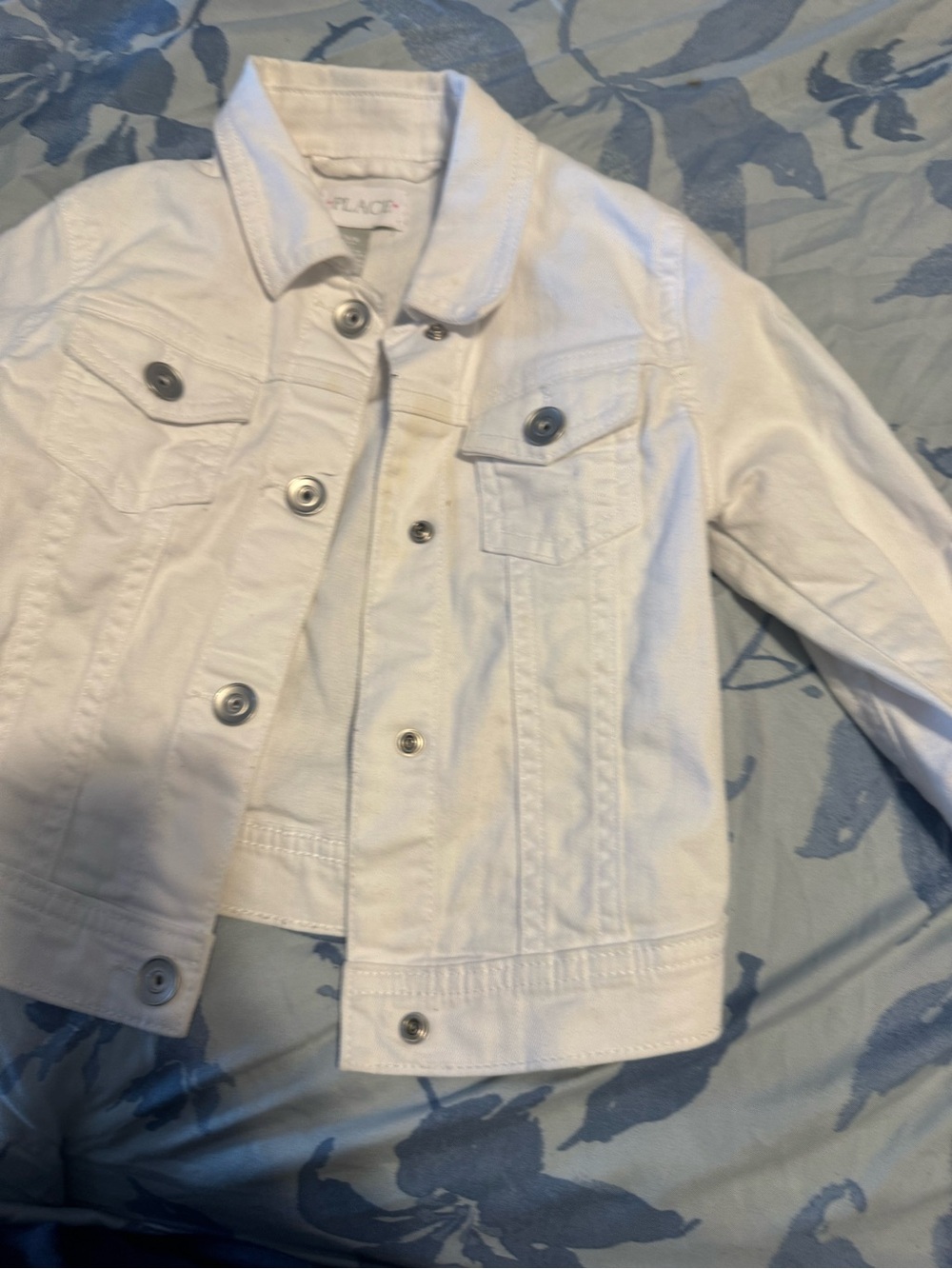 The Children's Place White Denim Jacket for Kids